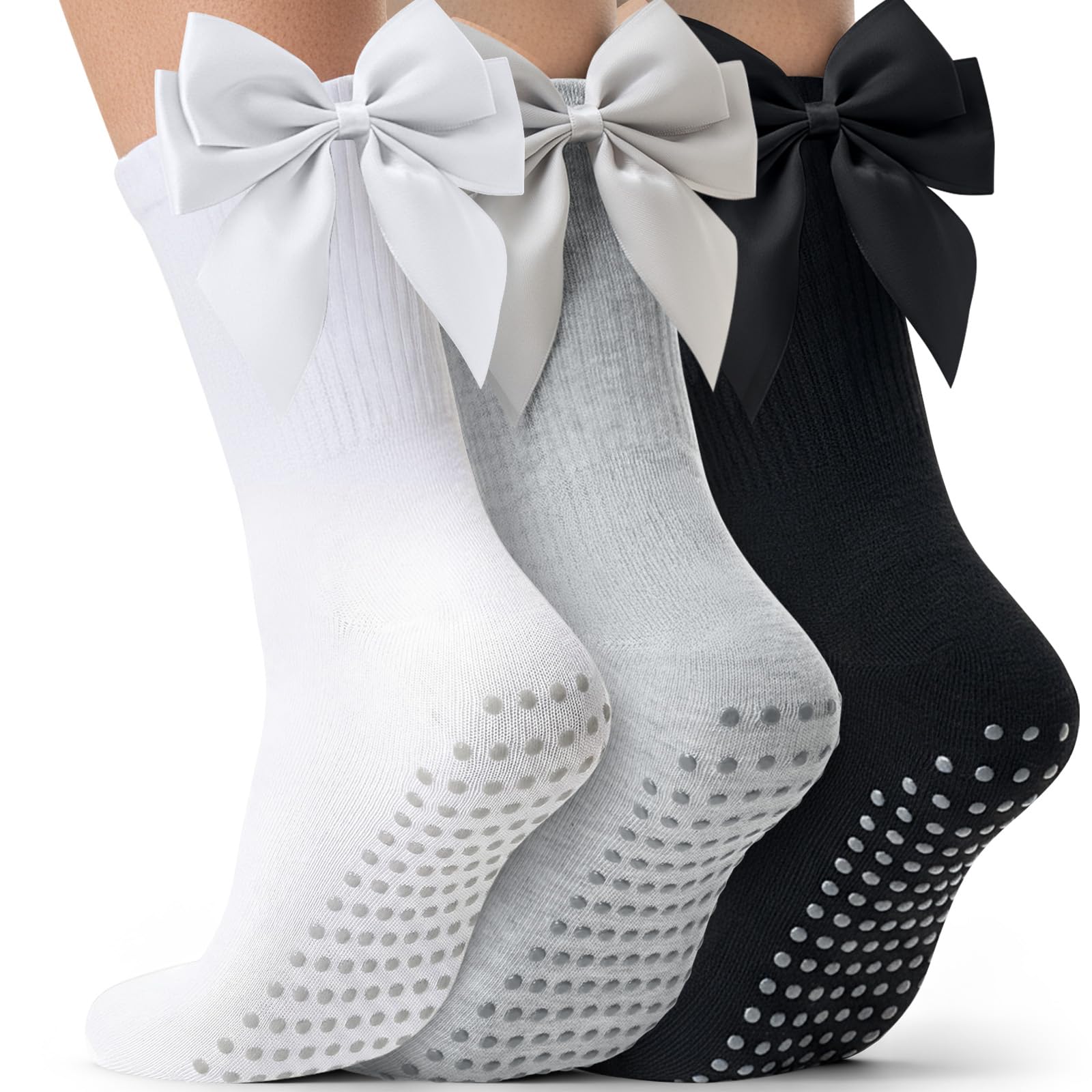 Pilates Yoga Gifts - 3 pary damskich antypoślizgowych skarpet do