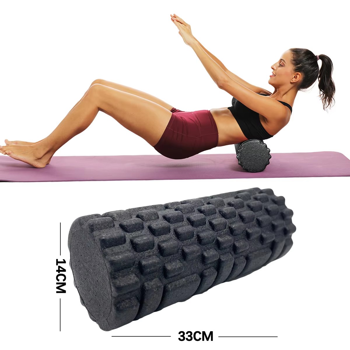 Pilates Yoga Ball - 30/33cm Fitness wałek piankowy wałek do