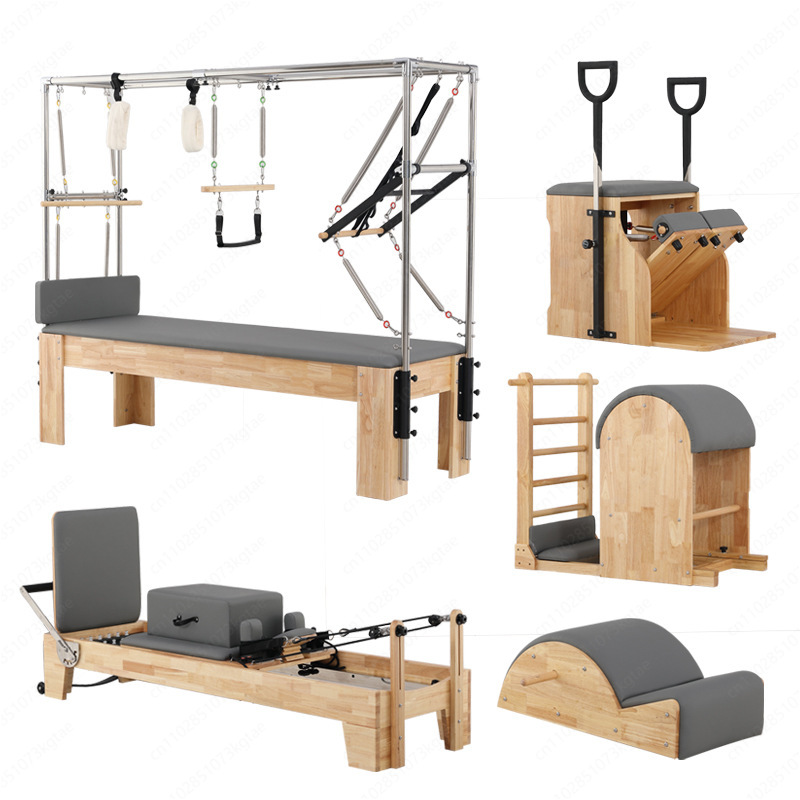 Pilates Yoga Same - Łóżko do pilatesu, składane, z drewna