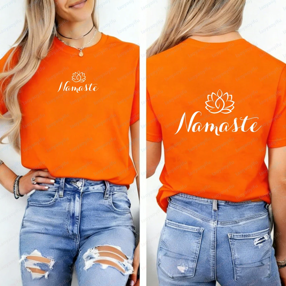 Koszulka Namaste Modny Wzór do – Pilates Yoga Gifts recenzja i cena