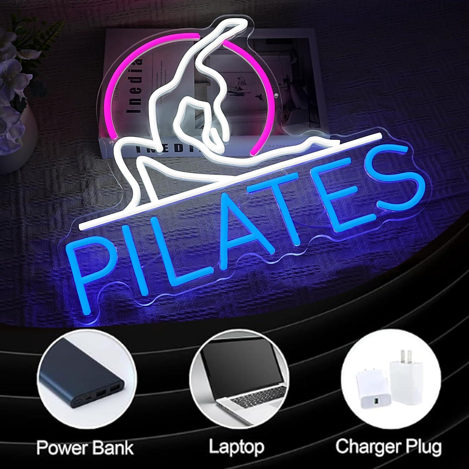 Neonowy Znak Yoga Pilates, Ści – Pilates Yoga Gifts recenzja i cena