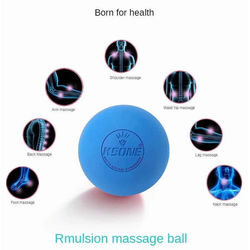 Gumowa piłka do masażu powięzi – Pilates Yoga Ball recenzja i cena