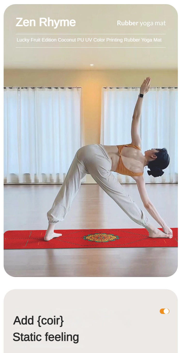 Zen Rhyme Frosted Pu Naturalna – Pilates Yoga Matte recenzja i cena