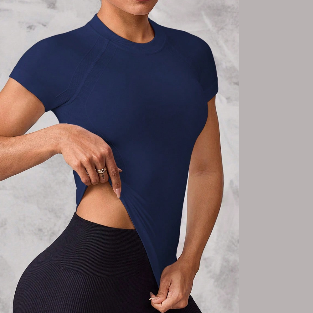 Damska koszulka sportowa z kró – Yoga Strap Cotton recenzja i cena