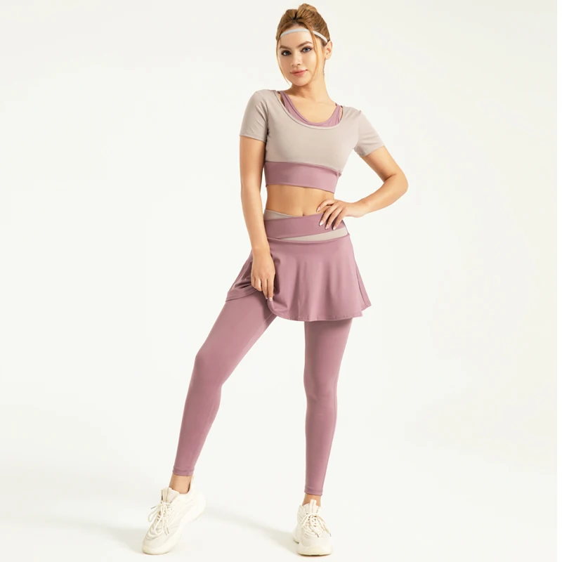 2 szt. Damska spódnica do jogi – Pilates Yoga Morning recenzja i cena